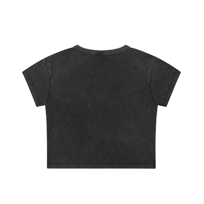 Snow Washed Crop Top