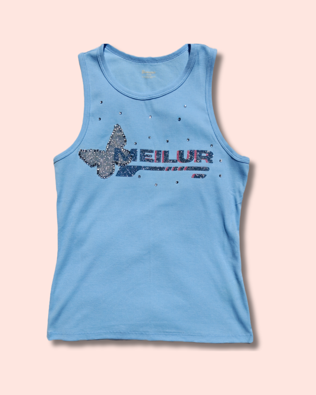 Butterfly Y2K Star Studded Tank Top