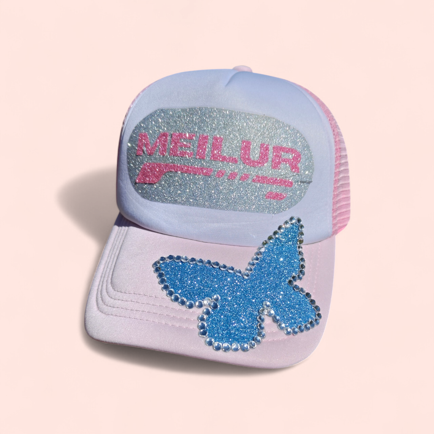 Blinged Butterfly Y2K Hat